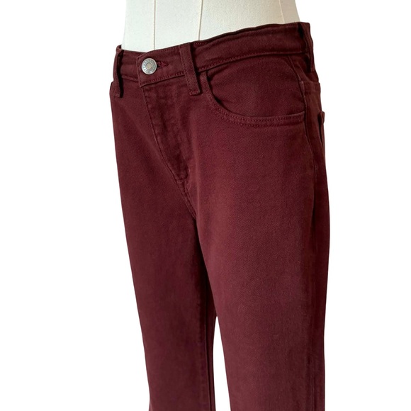 Current/Elliott Dark Red Flare Jeans - Picture 3 of 7